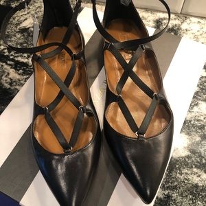 Aquazurra Mischa flats black 37 $695